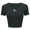 Ladies' Poly-Cotton Crop T-Shirt Thumbnail
