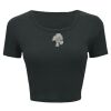 Ladies' Poly-Cotton Crop T-Shirt Thumbnail