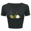 Ladies' Poly-Cotton Crop T-Shirt Thumbnail