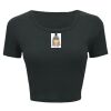 Ladies' Poly-Cotton Crop T-Shirt Thumbnail