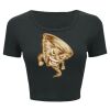 Ladies' Poly-Cotton Crop T-Shirt Thumbnail
