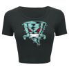 Ladies' Poly-Cotton Crop T-Shirt Thumbnail