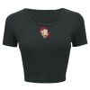 Ladies' Poly-Cotton Crop T-Shirt Thumbnail