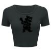 Ladies' Poly-Cotton Crop T-Shirt Thumbnail