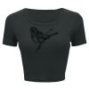 Ladies' Poly-Cotton Crop T-Shirt Thumbnail