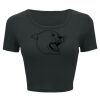 Ladies' Poly-Cotton Crop T-Shirt Thumbnail