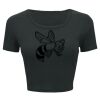 Ladies' Poly-Cotton Crop T-Shirt Thumbnail