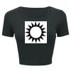 Ladies' Poly-Cotton Crop T-Shirt Thumbnail