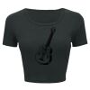 Ladies' Poly-Cotton Crop T-Shirt Thumbnail