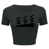 Ladies' Poly-Cotton Crop T-Shirt Thumbnail