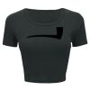 Ladies' Poly-Cotton Crop T-Shirt Thumbnail
