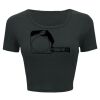 Ladies' Poly-Cotton Crop T-Shirt Thumbnail