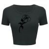 Ladies' Poly-Cotton Crop T-Shirt Thumbnail