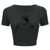Ladies' Poly-Cotton Crop T-Shirt Thumbnail