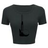 Ladies' Poly-Cotton Crop T-Shirt Thumbnail