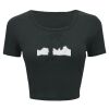 Ladies' Poly-Cotton Crop T-Shirt Thumbnail