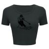 Ladies' Poly-Cotton Crop T-Shirt Thumbnail