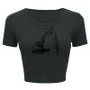 Ladies' Poly-Cotton Crop T-Shirt Thumbnail