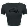 Ladies' Poly-Cotton Crop T-Shirt Thumbnail