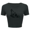 Ladies' Poly-Cotton Crop T-Shirt Thumbnail