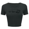 Ladies' Poly-Cotton Crop T-Shirt Thumbnail