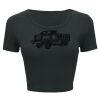Ladies' Poly-Cotton Crop T-Shirt Thumbnail