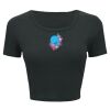Ladies' Poly-Cotton Crop T-Shirt Thumbnail