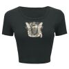 Ladies' Poly-Cotton Crop T-Shirt Thumbnail
