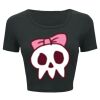 Ladies' Poly-Cotton Crop T-Shirt Thumbnail