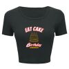 Ladies' Poly-Cotton Crop T-Shirt Thumbnail