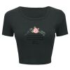 Ladies' Poly-Cotton Crop T-Shirt Thumbnail