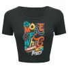 Ladies' Poly-Cotton Crop T-Shirt Thumbnail