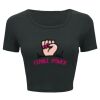 Ladies' Poly-Cotton Crop T-Shirt Thumbnail