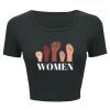 Ladies' Poly-Cotton Crop T-Shirt Thumbnail