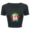 Ladies' Poly-Cotton Crop T-Shirt Thumbnail