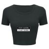Ladies' Poly-Cotton Crop T-Shirt Thumbnail