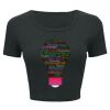 Ladies' Poly-Cotton Crop T-Shirt Thumbnail