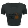 Ladies' Poly-Cotton Crop T-Shirt Thumbnail