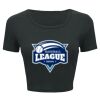Ladies' Poly-Cotton Crop T-Shirt Thumbnail