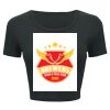 Ladies' Poly-Cotton Crop T-Shirt Thumbnail