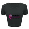 Ladies' Poly-Cotton Crop T-Shirt Thumbnail