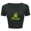 Ladies' Poly-Cotton Crop T-Shirt Thumbnail