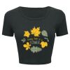 Ladies' Poly-Cotton Crop T-Shirt Thumbnail