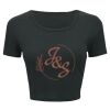 Ladies' Poly-Cotton Crop T-Shirt Thumbnail