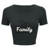 Ladies' Poly-Cotton Crop T-Shirt Thumbnail