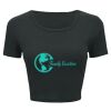Ladies' Poly-Cotton Crop T-Shirt Thumbnail