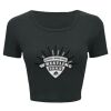 Ladies' Poly-Cotton Crop T-Shirt Thumbnail
