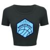 Ladies' Poly-Cotton Crop T-Shirt Thumbnail