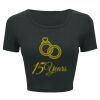Ladies' Poly-Cotton Crop T-Shirt Thumbnail