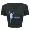Ladies' Poly-Cotton Crop T-Shirt Thumbnail